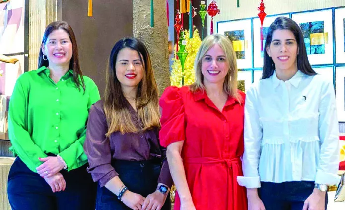 Carla González, Katherine Báez, Jacqueline Martínez y María Herrera.