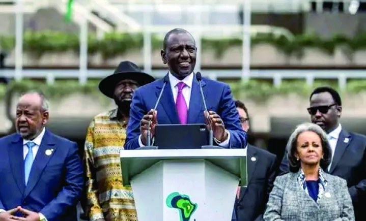 El presidente de Kenia, William Ruto