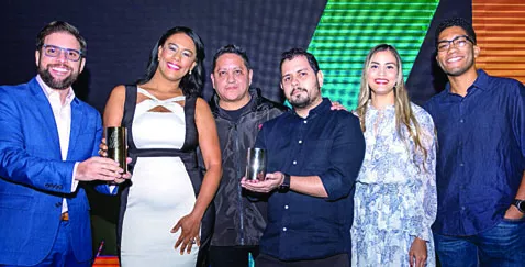 Ignacio Saint-Hilaire, Noelia Peña Maríñez, Álvaro Novoa, Ángel Lugo y  Mónica Ocumares.