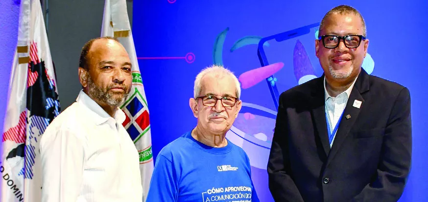Luis Marino López, Bolívar Troncoso Morales y Juan Febles.