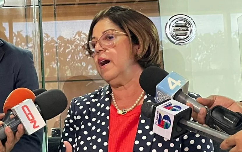 Nancy Salcedo, jueza    de   Suprema Corte de Justicia.  Yamer Javier