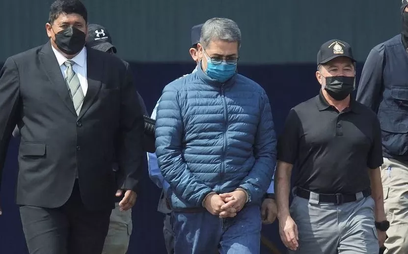 Juan Orlando Hernández está preso en Estados Unidos.
