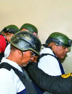 Parte de los imputados en la red del caso Búho.
