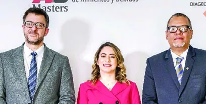 Graham Jessup,  Gloria Reyes y  Juan Febles.