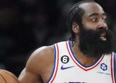 Media Day Harden 76ers Basketball