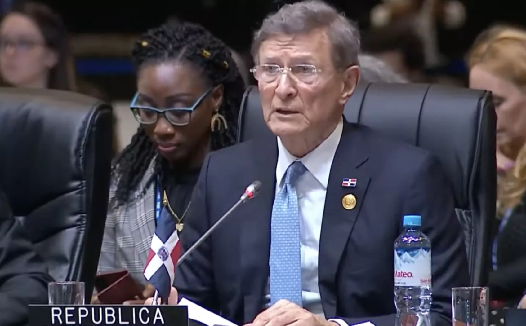 El canciller Roberto Álvarez habló ayer durante la reunión  extraordinaria del Consejo Permanente de la OEA.
