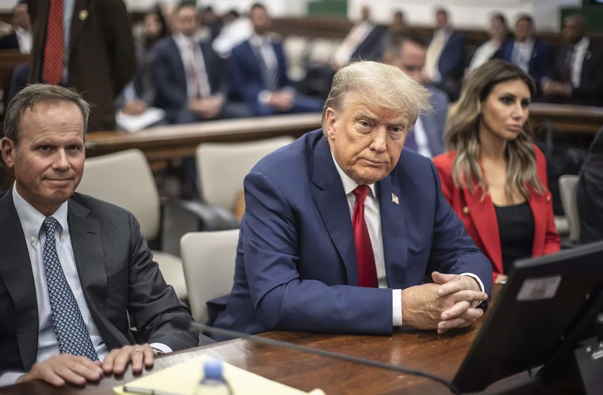 Former US President Donald J. Trump Atends Civil Fraud Trial