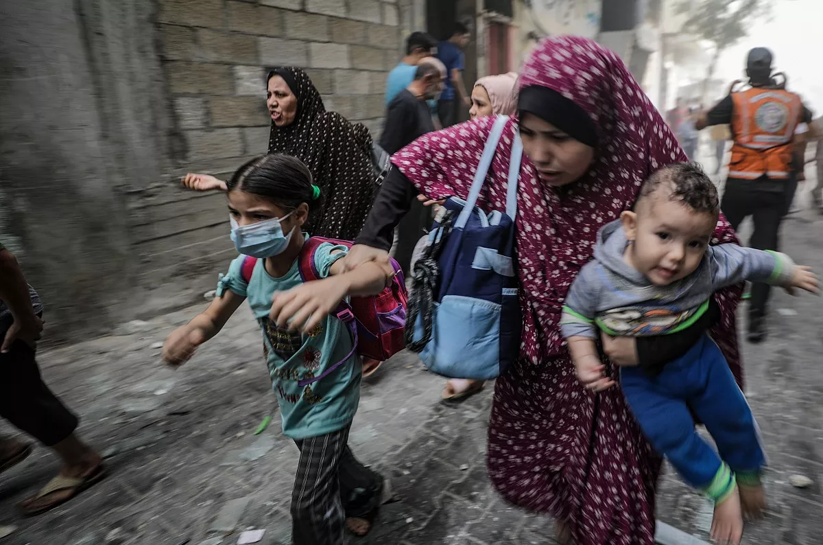 Israeli airstrikes on Gaza City