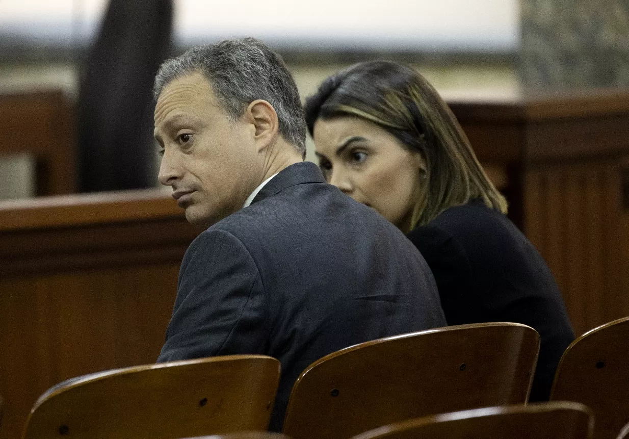 Jean Alain Rodríguez, dexporcurador Genreal de la República, durante una audiencia.