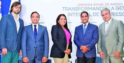 Stefan Bolta, Eliel Jiménez, Cibeles Jiménez, Carlos Rijo Montás y Nelson de los Santos.