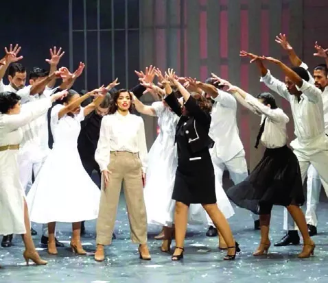 Una escena del musical “Mariposas de Acero”.