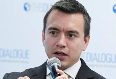 Presidente electo, Daniel Noboa, asume en diciembre.