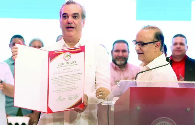 Abinader repetirá en la boleta del PRSC por segunda ocasión consecutiva. jose Francisco