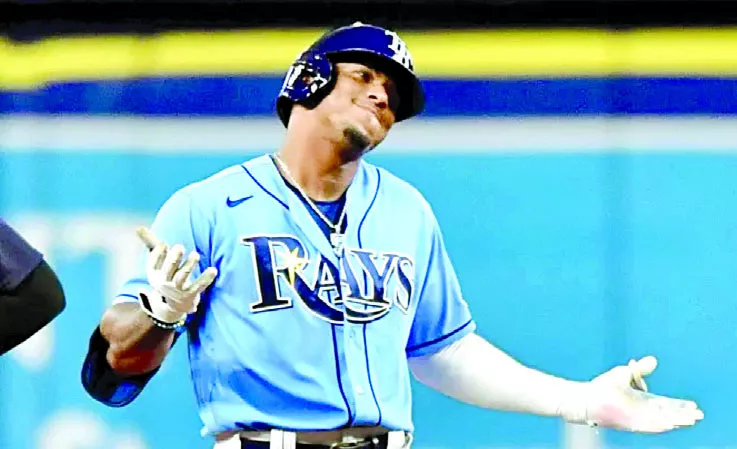 La carrera del dominicano Wander Franco está en un abismo, donde no se ve la salida.  Ap