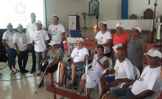Parte de los miembros de la Fundación Dominicana de Accidente Cerebral.