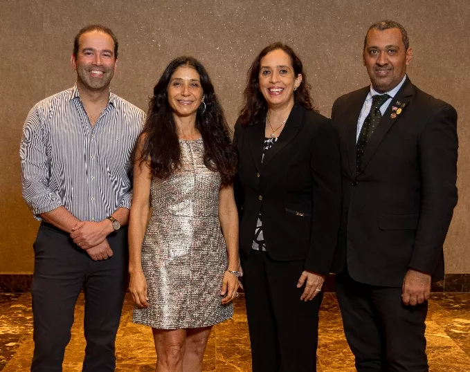 Mariano González, Rosanna Miranda, Madeline Rodríguez y Federico Díaz.