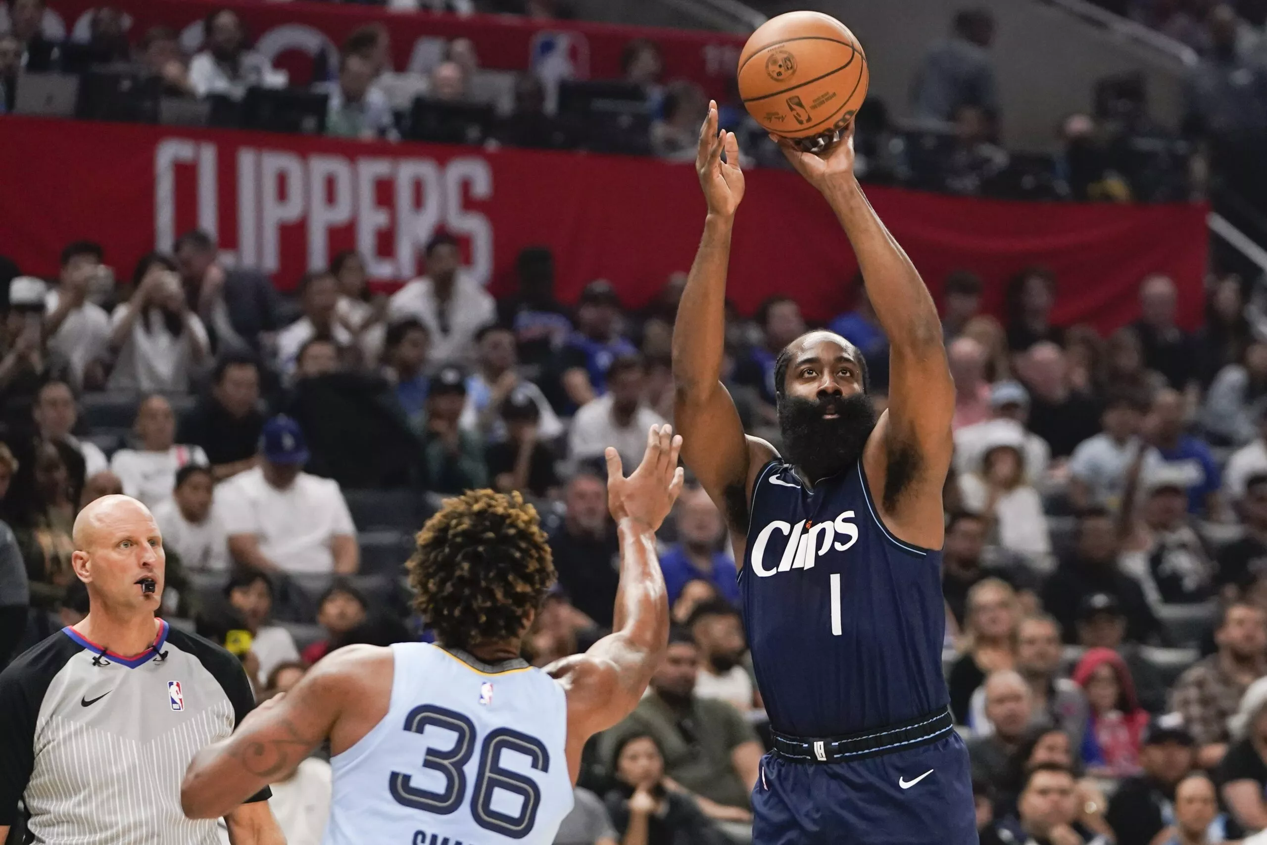 Grizzlies Clippers Basketball