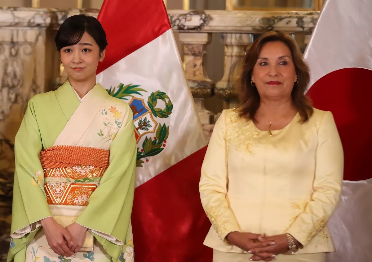 La princesa Kako de Japón se reúne con la presidenta del Perú, Dina Boluarte