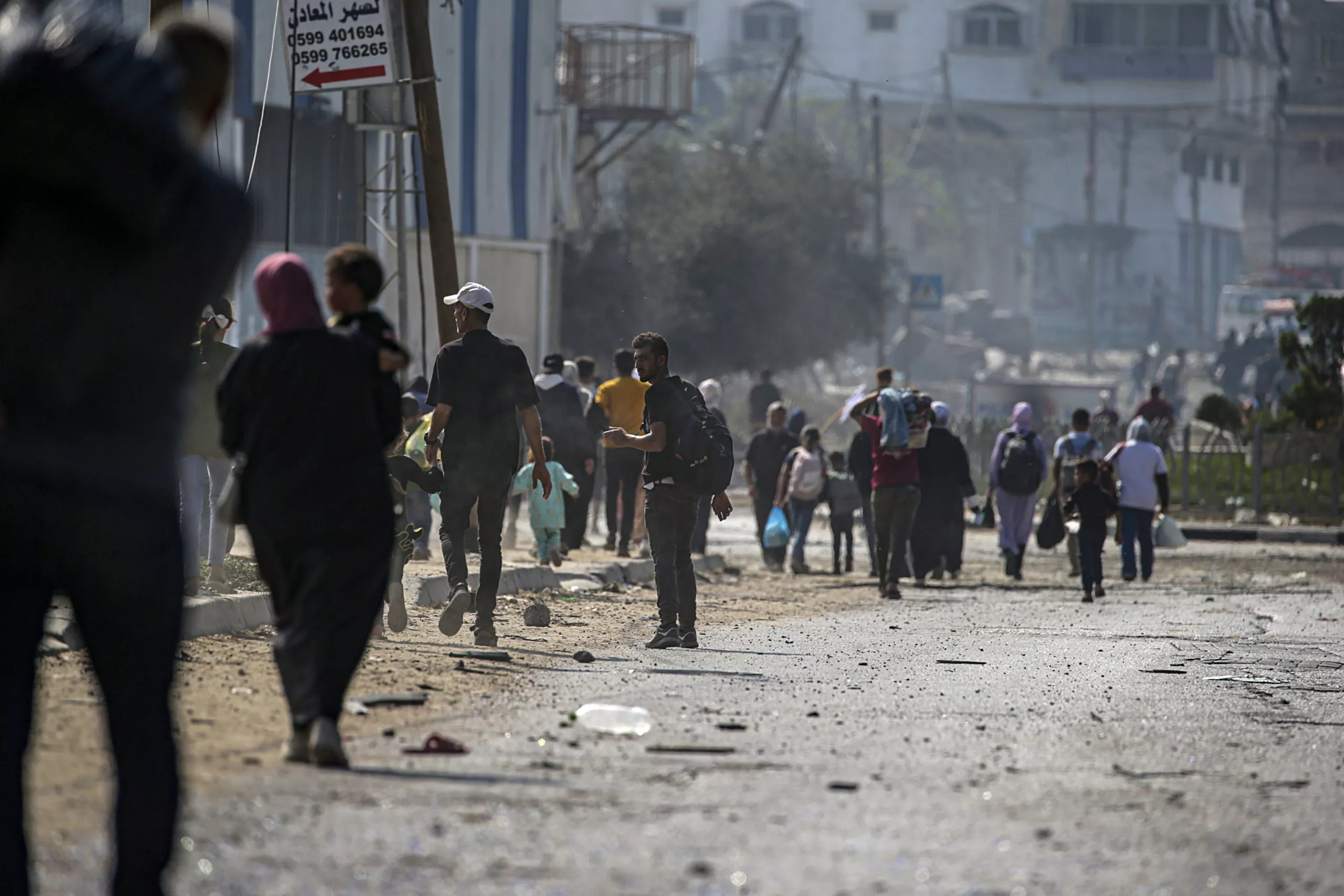 Residents evacuate northern Gaza Strip following latest Israeli warning
