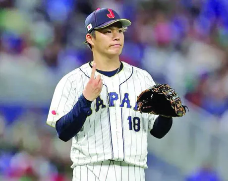 Yoshinobu Yamamoto es el mejor lanzador japonés.  AP