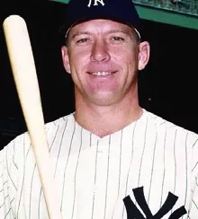 Mickey Mantle es un ícono en   Yanquis de New York.