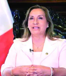 Presidenta Dina Boluarte.