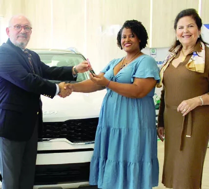 Harold Elina, Marileny Mata Acevedo y  Sonia Villanueva.