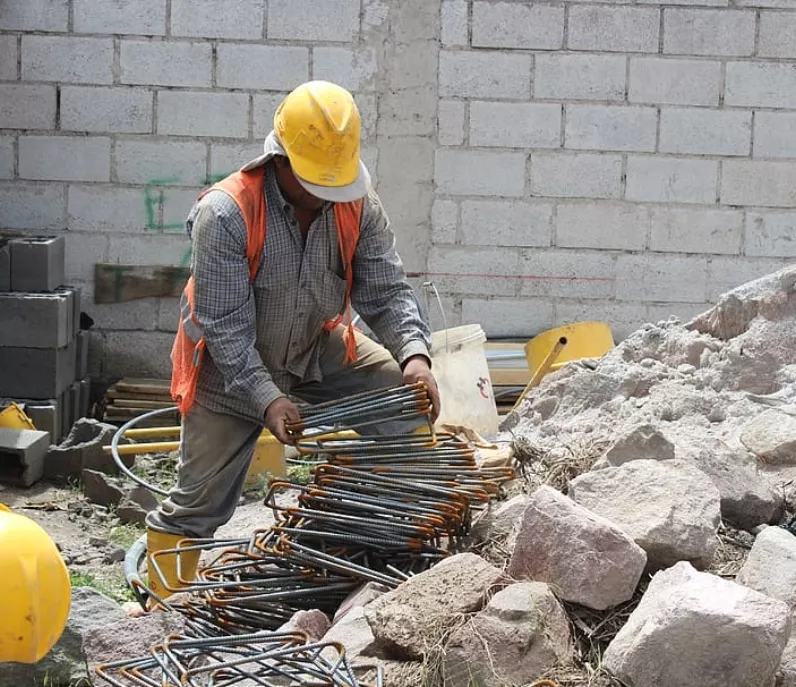 El sector construcción mostró un desempeño de 5.8  %.