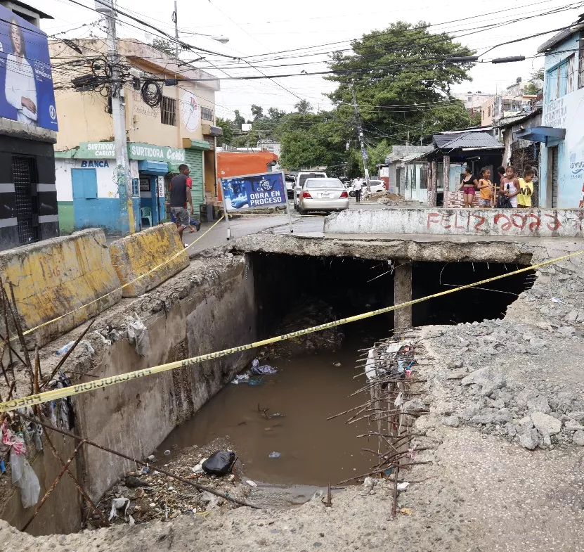 Cañada La Benavides, en el sector La Ciénaga.  Duany Nuñez