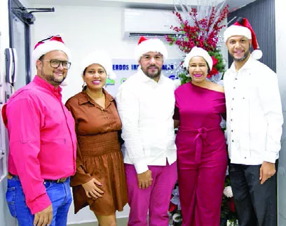 Pedro Polanco, María Flores, Víctor Torres, Anny Medina y Ramón Lora.