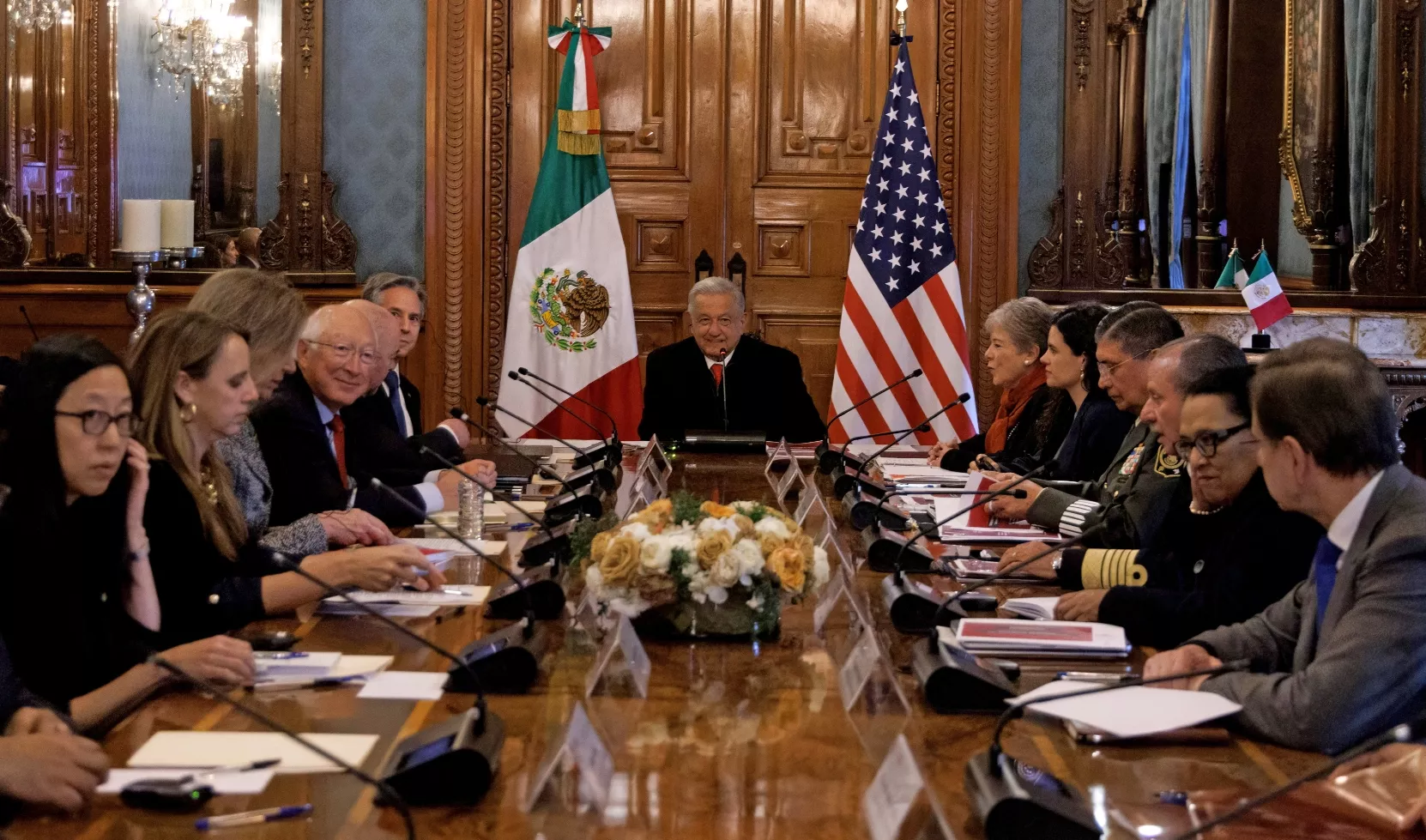 Lopez Obrador and Blinken meet in Mexico to address spike in migration flows
