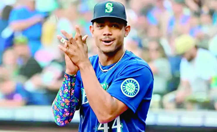 El dominicano Julio Rodríguez superó el año pasado su actuación de Novato del Año.  Ap