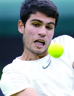 dCarlos Alcaraz, espera enfrentar a Novak Djokovic.
