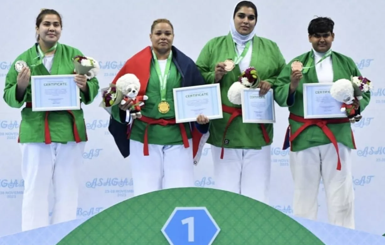 Audrey Puello fue atleta  más sobresaliente de la selección dominicana de kurash con gran desempeño 2023.   fuente externa