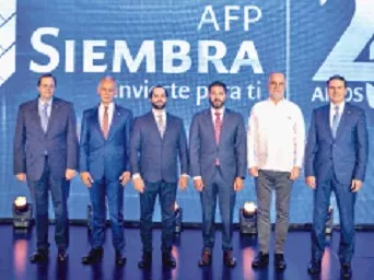Steven Puig, José Luis Alonso, Ernesto Bournigal, Francisco Torres, Alejandro Fernández y Alvin Martínez.