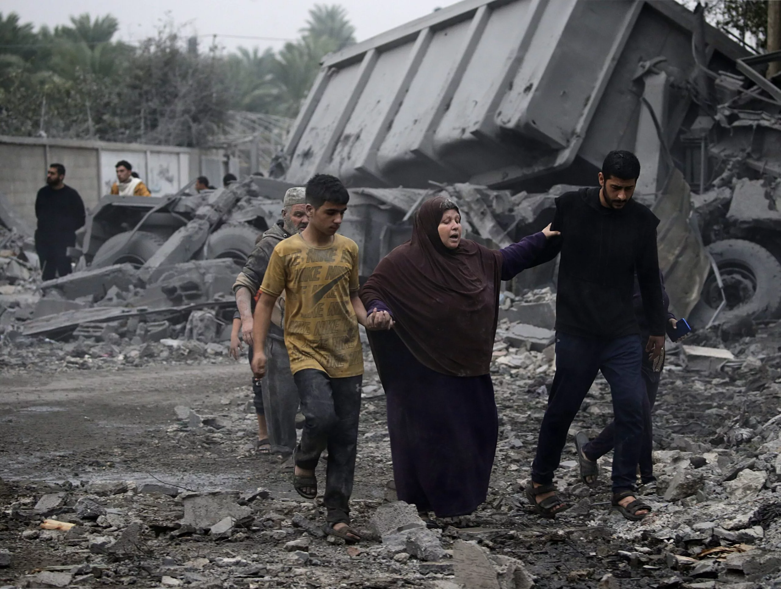 Israeli airstrikes on Deir Al Balah, southern Gaza Strip
