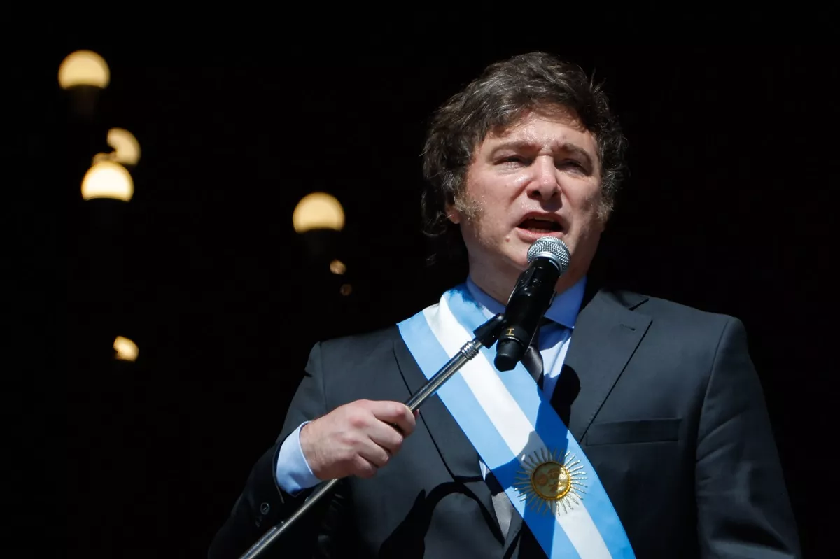 Javier Milei pisa la Casa Rosada por primera vez como presidente de Argentina