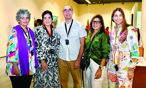 Lidia León, María Amalia León, Fernando Pichardo, Clarissa Brugal, María Elen.