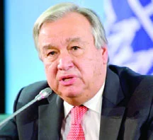 António Guterres, secretario general de la ONU.