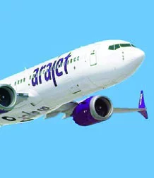 Arajet en el  aire.