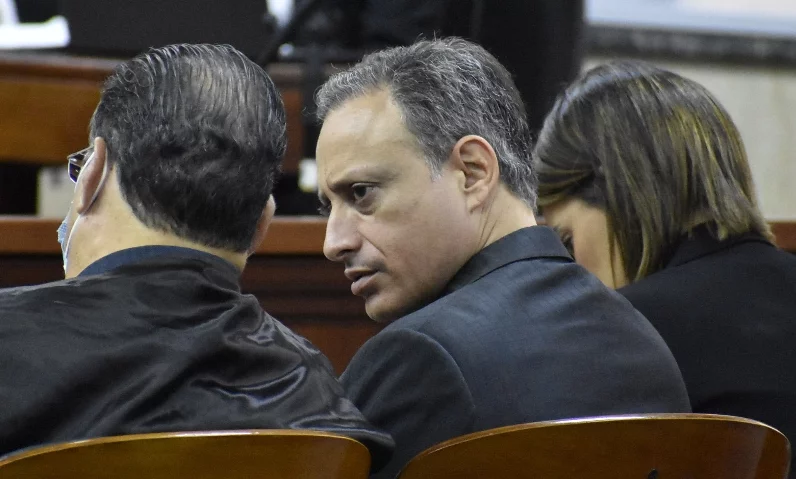 El exprocurador  Jean Alain Rodríguez en audiencia.