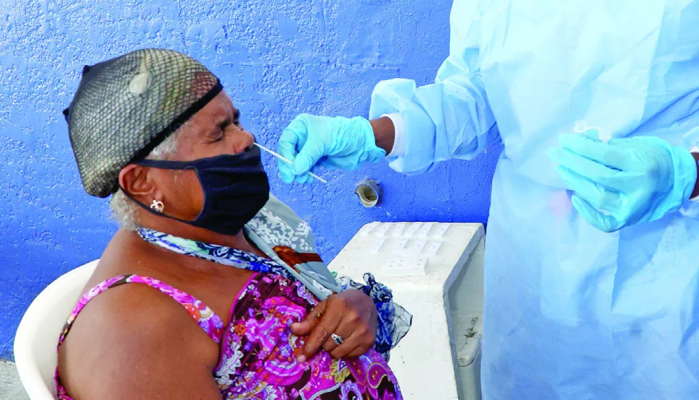 Las zonas con mayor densidad poblacional son las que más casos de virus respiratorios están registrando.  Archivo