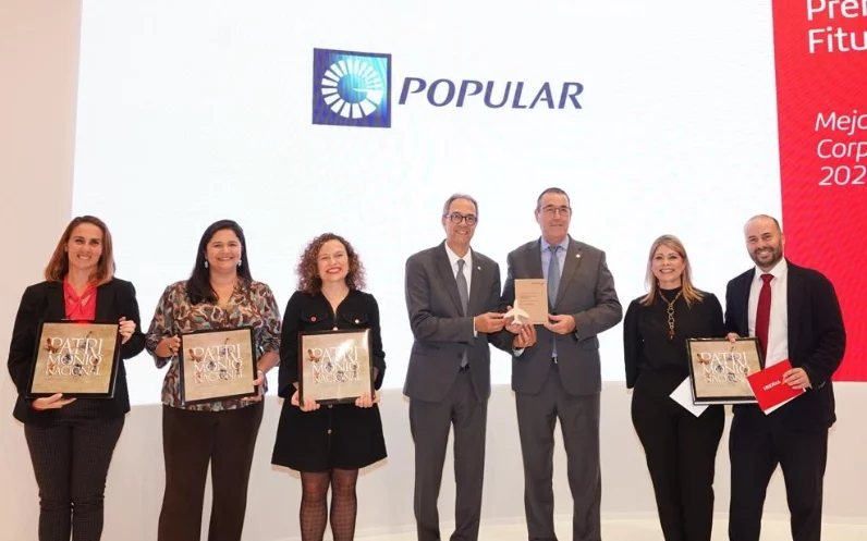 Reconocimiento de Iberia al Banco Popular Dominicano.
