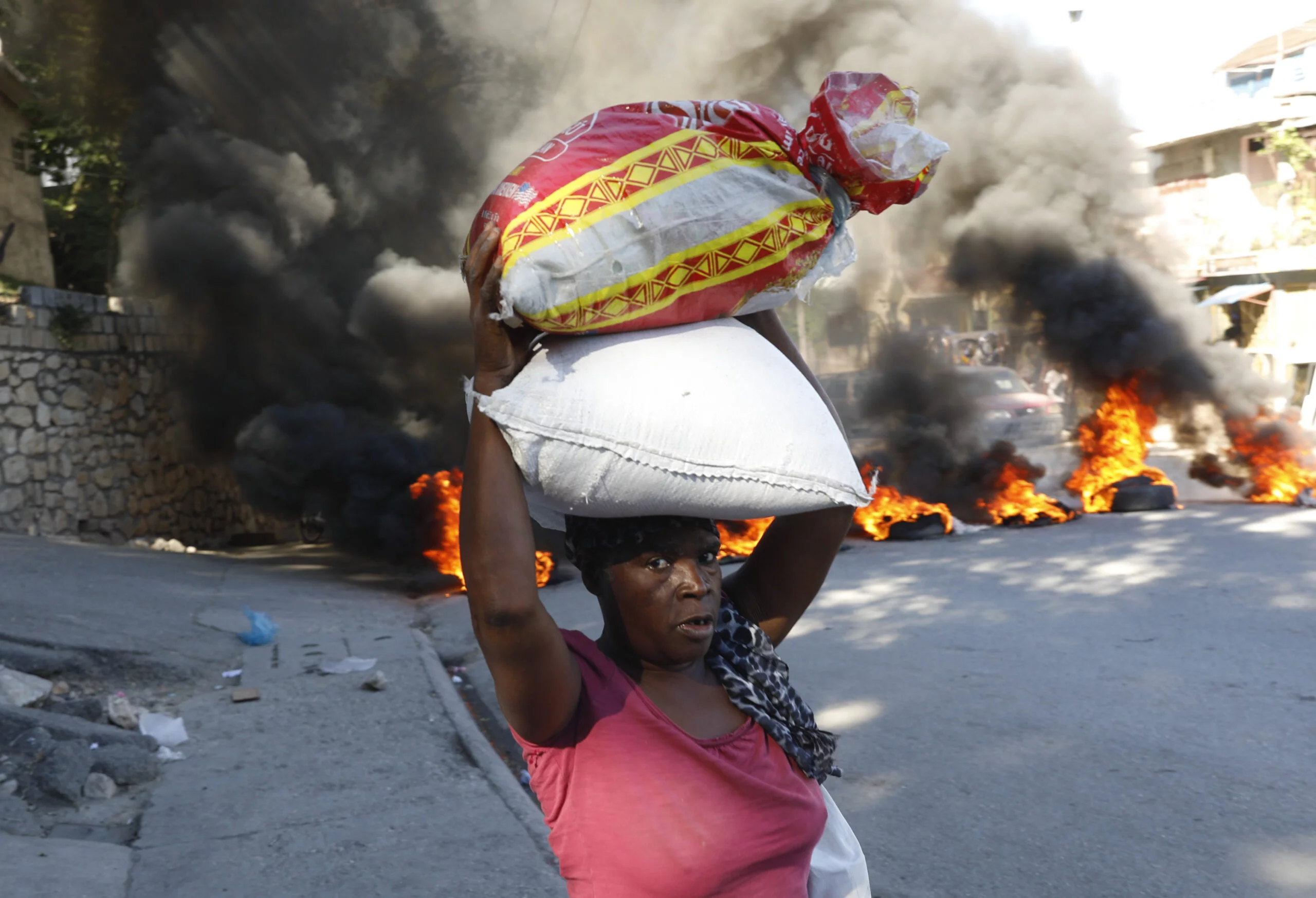 APTOPIX Haiti Protest