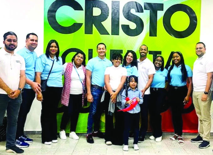Parte de los jóvenes que participaron.