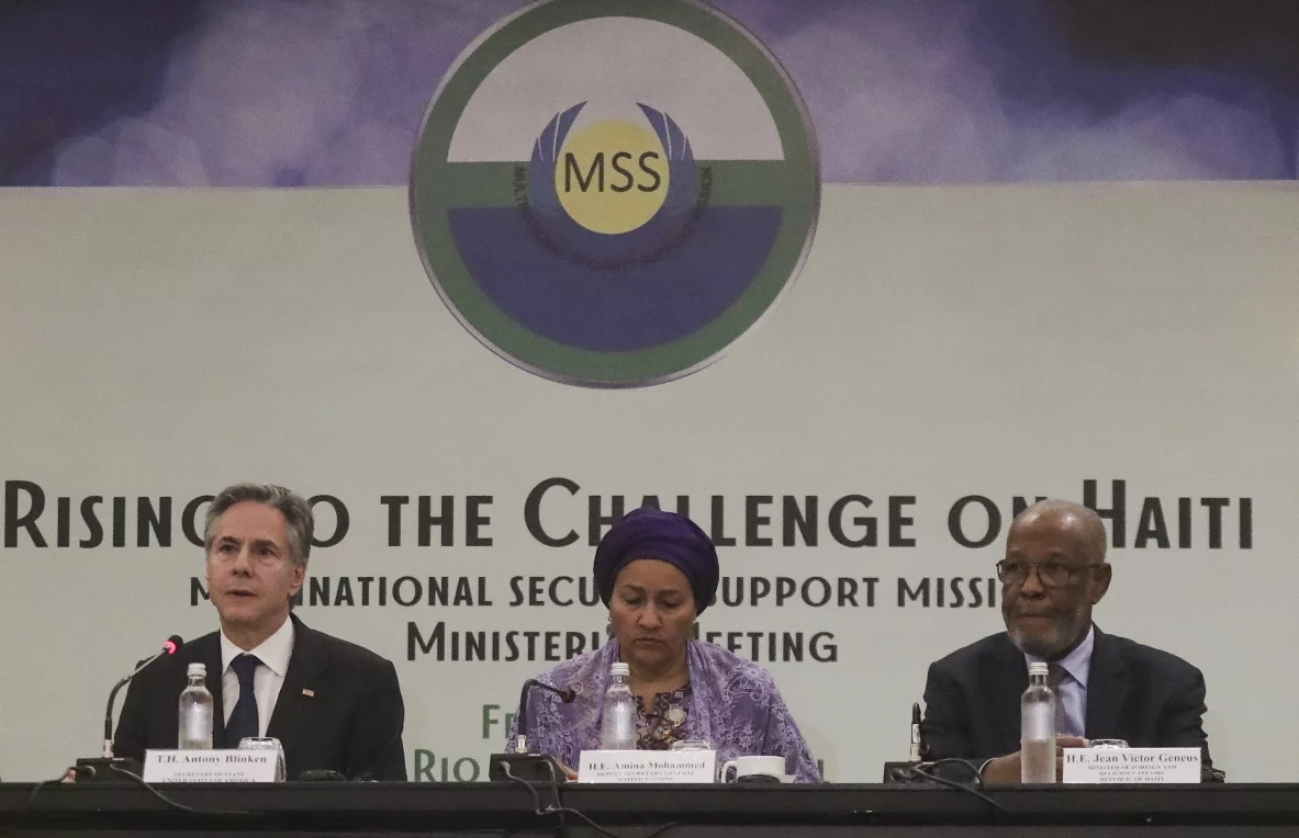 Reunión Ministerial de la Misión Multinacional de Apoyo a la Seguridad en Haití.   AGENCIA