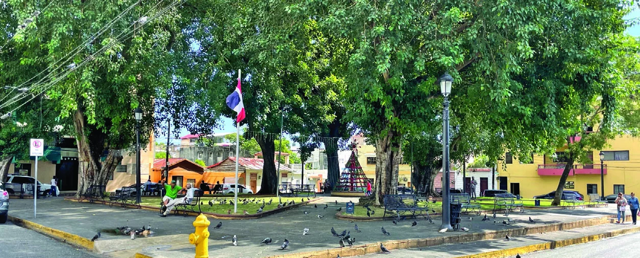 Aspecto del atractivo parque del barrio  de San Miguel. fotos: CÉSAR LANGA FERREIRA