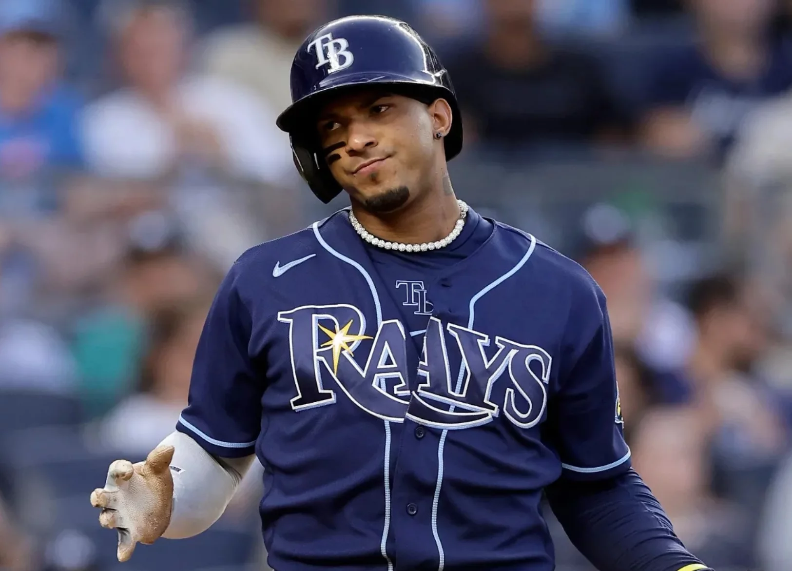 El dominicano Wander Franco está envuelto en un caso judicial que le podría poner fin a su carrera en el béisbol  Ap