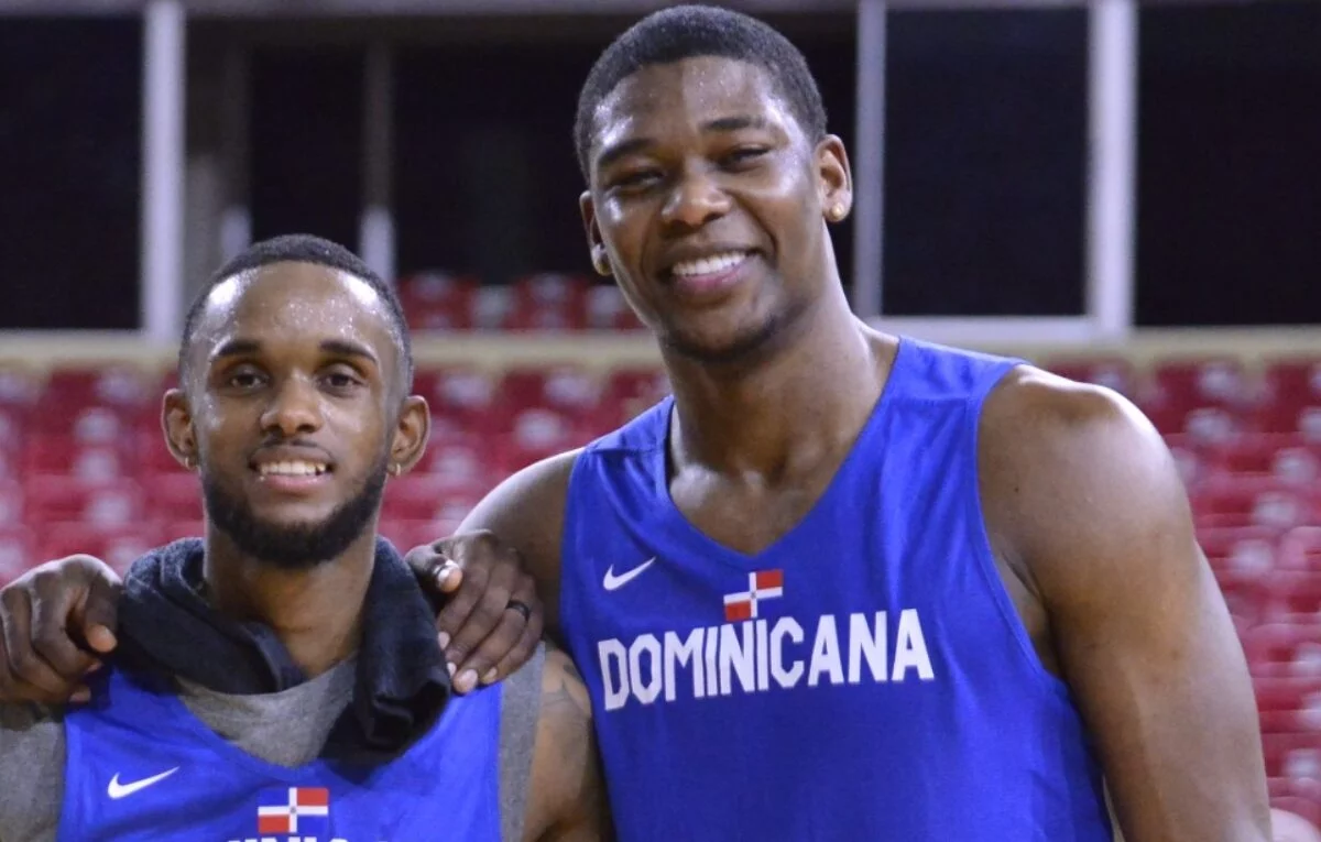 Jean Montero y Ángel Delgado, dos de los  pilares de la selección dominicana.  fuente externa