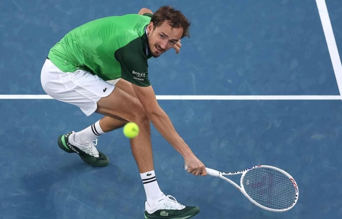 Daniil Medvedev sigue mostrando gran dominio en el torneo  ATP 500 de Dubái.